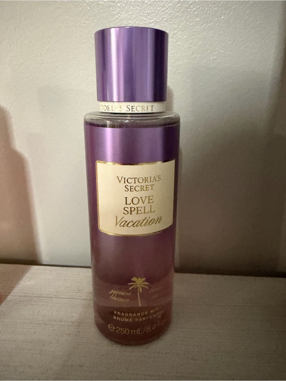 Victoria's Secret Love Spell Vacation Fragrance Mist - Metallic Purple
